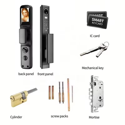 ICON 304 Smart Door Lock (Inbuild Wi-Fi) and 3D Face Unlock