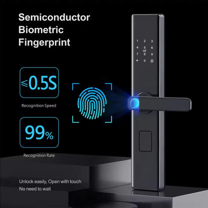 ICON 301 Semi-Automatic Smart Lock (Fingerprint, Password, Card, Key and App)