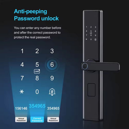 ICON 301 Semi-Automatic Smart Lock (Fingerprint, Password, Card, Key and App)